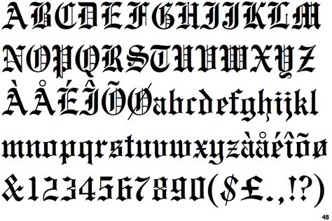 Customize your own preview on ffonts.net to make sure it`s the right one for your designs. Monotype Engravers Old English | Buchstaben schriftarten ...