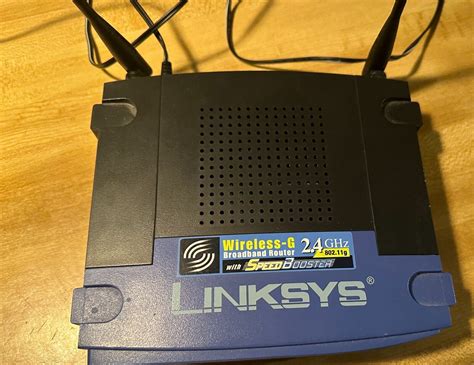 Linksys Wireless G Broadband Router Wspeedbooster Wrt54g 54 Mbps 4