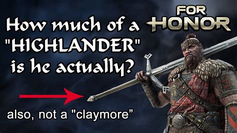 For Honor Highlander Realism Analysis Pt 1 YouTube