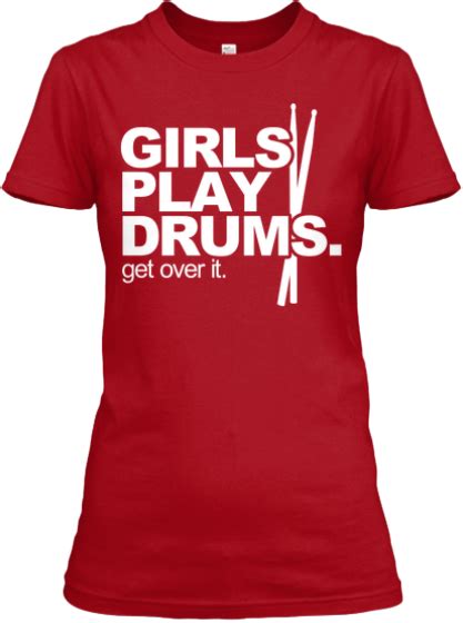 Limited Edition Tee Girls Play Drums Teespring How To Play Drums Drums Girl Drummer