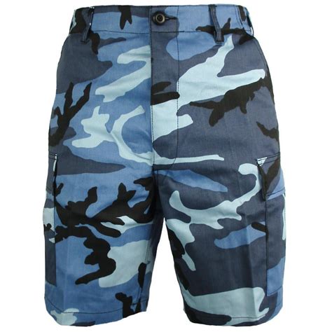 Bdu Sky Blue Camo Shorts Army And Outdoors