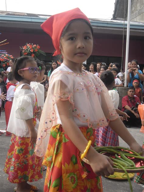 Kim My Niece Wearing A Philippine Traditional Costume Filipino