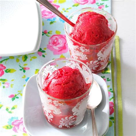 Raspberry Sorbet Recipe How To Make It Taste Of Home