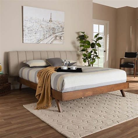 28 Decor Ideas For A Mid Century Modern Bedroom Upholstered Platform