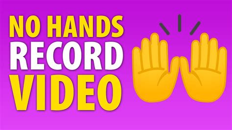 How To Record Tik Tok Video Without Holding Button Youtube