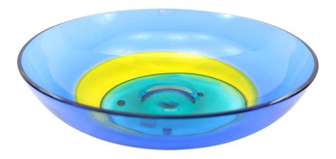 Italian Multicolor Murano Glass Bowl By Barbini Murano Glass Glass