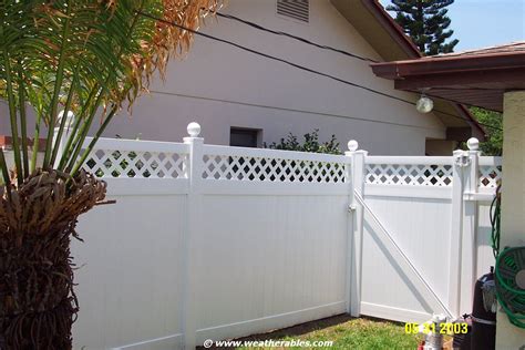 The final price you pay is calculated by the length of the fence in linear feet, the type, and if there are additional elements. Change it up! Install the Ashton Vinyl Privacy Fence ...