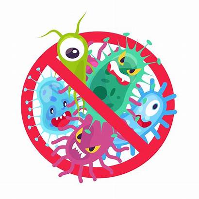 Virus Cartoon Corona Infections Infection Clipart Bacteria