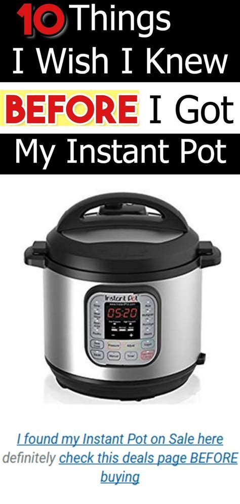 instant pot cooker pressure things read worth before wish cooking know need