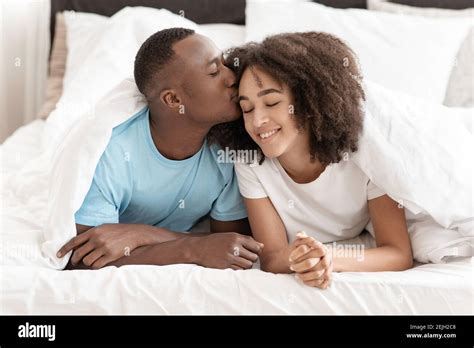 African American Couple Romance Love Kissing Hi Res Stock Photography