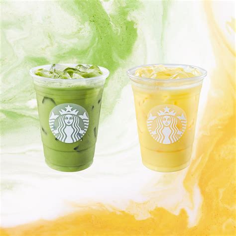 Starbucks Released New Yellow And Green Nondairy Iced Drinks Popsugar