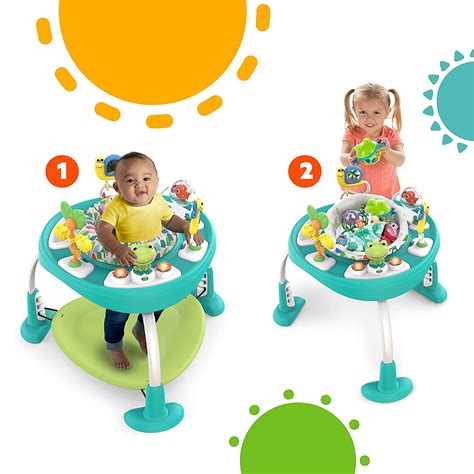 Buy Bright Starts Bounce Bounce Baby In Activity Center Jumper Table Playful Pond Green