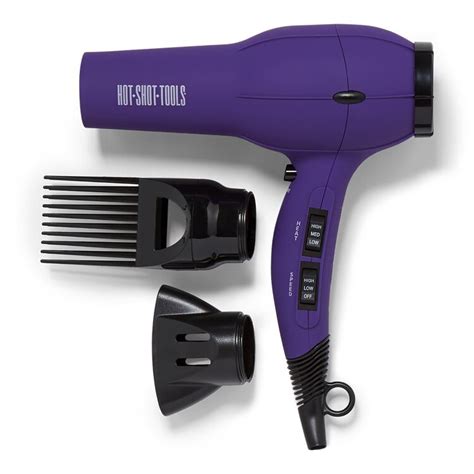 Helen Of Troy Hot Shot Tools Purple Turbo Hair Dryer