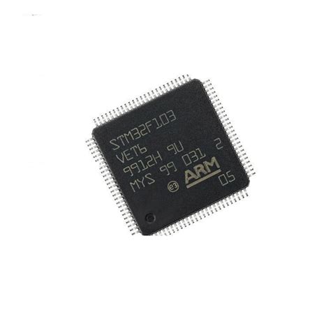 6pcs Stm32f103vet6 Stm32f103 Stm32 Lqfp100 New Original Ic Chip