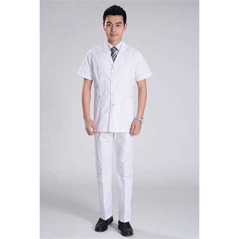 Summer Front Opening Male Nurse Suits Uniforms Nowsel