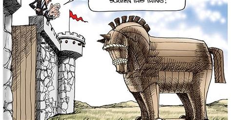 Cartoonist Gary Varvel The Trojan Horse