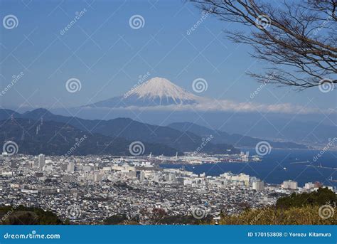 Mount Fuji And Shimizu Por Stock Photo Image Of Landmark 170153808