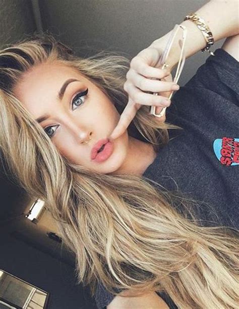 Blonde girl with blue hoodie. 51 Blonde and Brown Hair Color Ideas For Summer 2019 ...