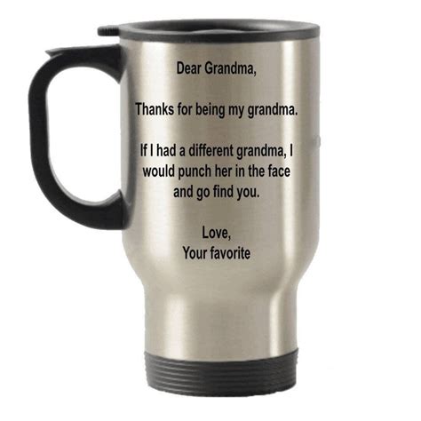 Grandma Travel Mug Stainless Steel Insulated Tumblers Etsy