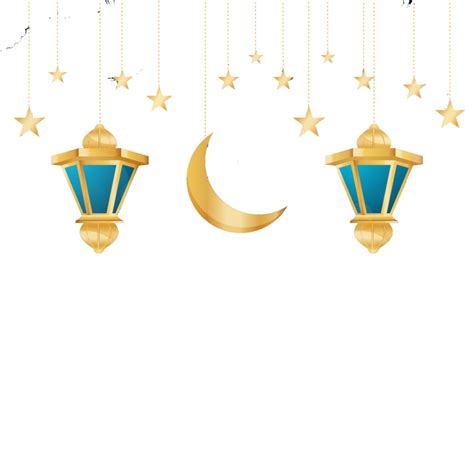 Islam Ramadan Background With Gold Glitter Download Png Image