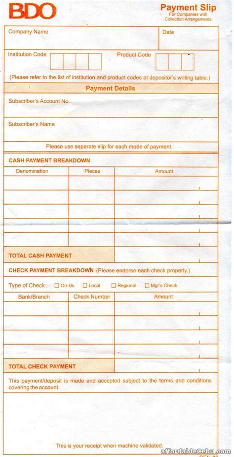 Mar 09, 2021 · traditional credit card payment methods in the philippines 1. BDO Payment Slip (Sample) - Banking 30759