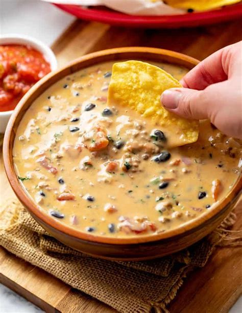 Maybe you would like to learn more about one of these? This Velveeta Queso Dip has Rotel tomatoes, beef, beer ...