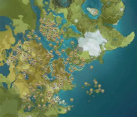 An interactive map of genshin impact game. Genshin Impact | Dove trovare i 130 Geoculus (Mappa ...