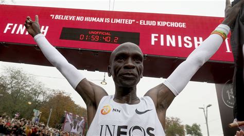 In Photos Kenyas Eliud Kipchoge Breaks 2 Hour Marathon Record