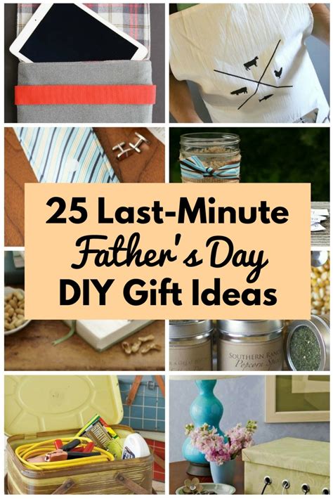 The greatest gift we can offer the fathers in our lives is our time. 25 Last-Minute Father's Day DIY Gift Ideas - The Budget Diet