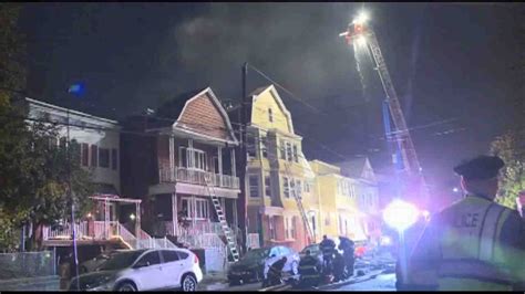 4 Alarm Fire In Bayonne New Jersey Injures 2 Firefighters Burns