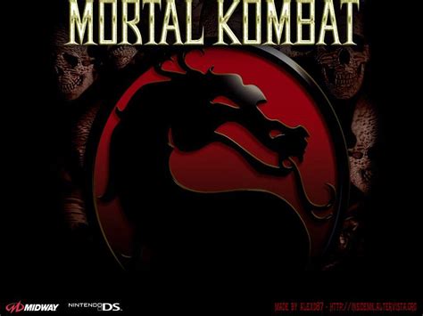 Mortal Kombat Logo Wallpapers Wallpaper Cave