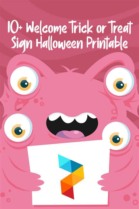 15 Best Welcome Trick Or Treat Sign Halloween Printable Pdf For Free At