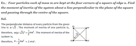 Moment Of Inertia Formulas Moi Of Objects Solved Examples 2022