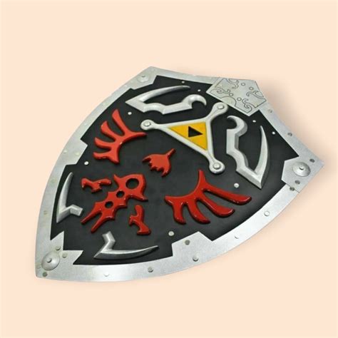 Fully Handmade Link Dark Hylian Shield Replica From Video Game Etsy