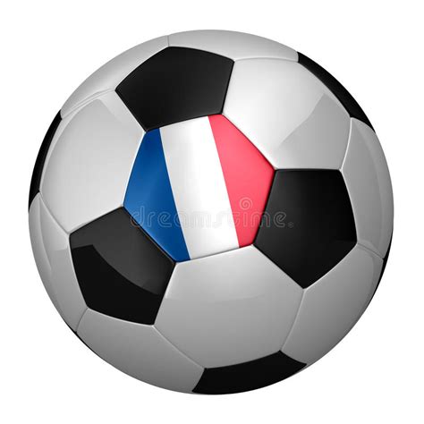 French Soccer Ball Stock Illustration Illustration Of Football 4864569
