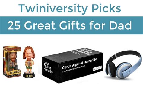We offer a huge range of products. 25 Great Gifts for Dad - Twiniversity