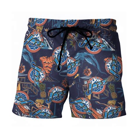 Trust the company who is part of the larry h. UTAH JAZZ BASKETBALL BEACH SHORTS - Q-Finder Trending ...