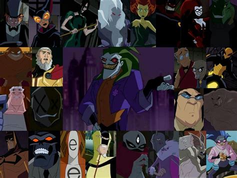 The Batman Villians Animated Cartoon Characters Villain Batman