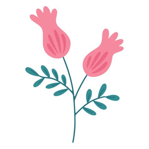 Cute Flat Pink Flowers Png And Svg Design For T Shirts