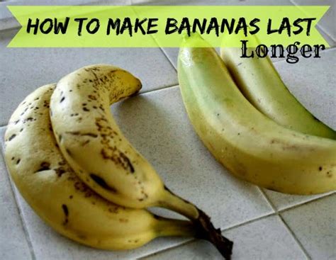 How can i get my bananas to ripen more quickly? Sunny Simple Life: Making Bananas Last Longer