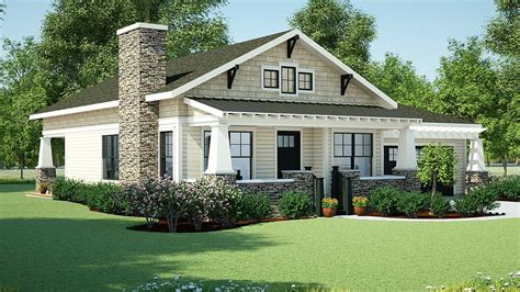 One Story Craftsman Style House Plans