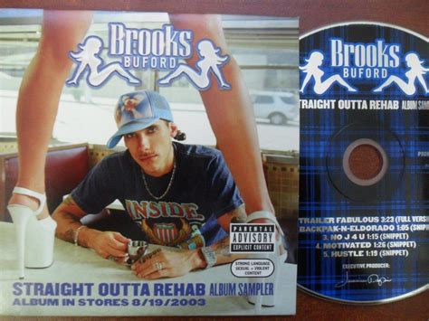 Brooks Buford Straight Outta Rehab Promo Sampler Cd Houston Rap 2003