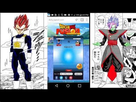 Fuse dragon ball, dbz, dbgt dbsuper characters together in the fusion generator! Dragon Ball Z Fusion generator - YouTube