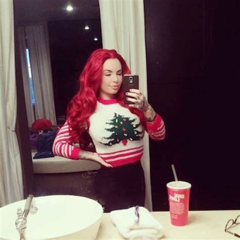 fotos el espíritu navideño se apodera de la actriz porno christy mack publimetro méxico