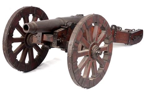 An Impressive Early 19th Century 15 Lb British Iron Cannon Field Gun