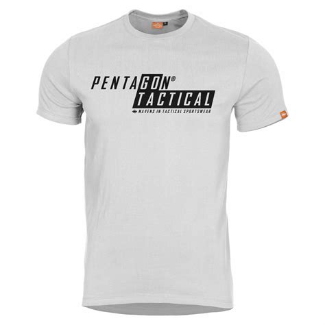 T Shirt Ageron Go Tactical Pentagon® White White Apparel T