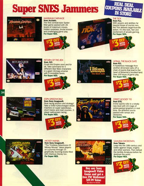 Software Etc Christmas 1994 Catalog