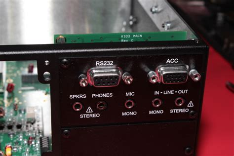 Photo Rear Panel Of Io Attached In The Album Elecraft K3 Build By