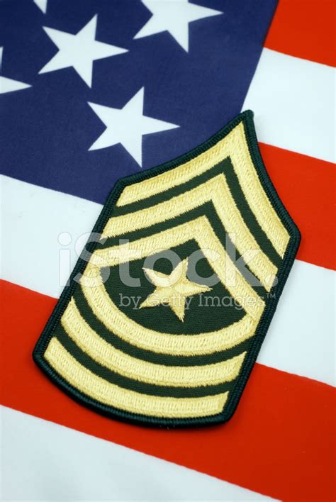 Us Army Sergeant Major Rank Insignia Stock Photo Royalty Free