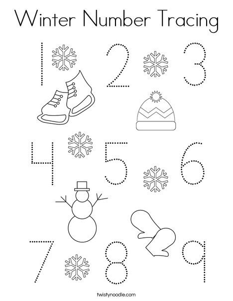 Number Tracing Coloring Pages Coloring Home